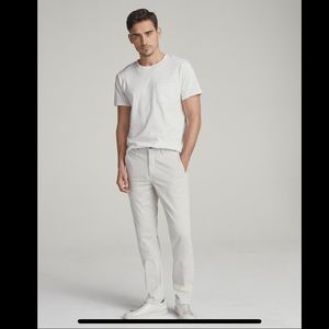 $225 Almost NEW w/ Tags Rag & Bone Fit 2 Chino Stone khaki slim pant